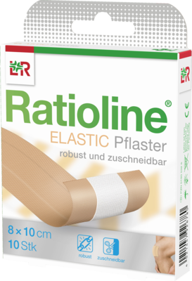 RATIOLINE elastic Wundschnellverband 8 cmx1 m